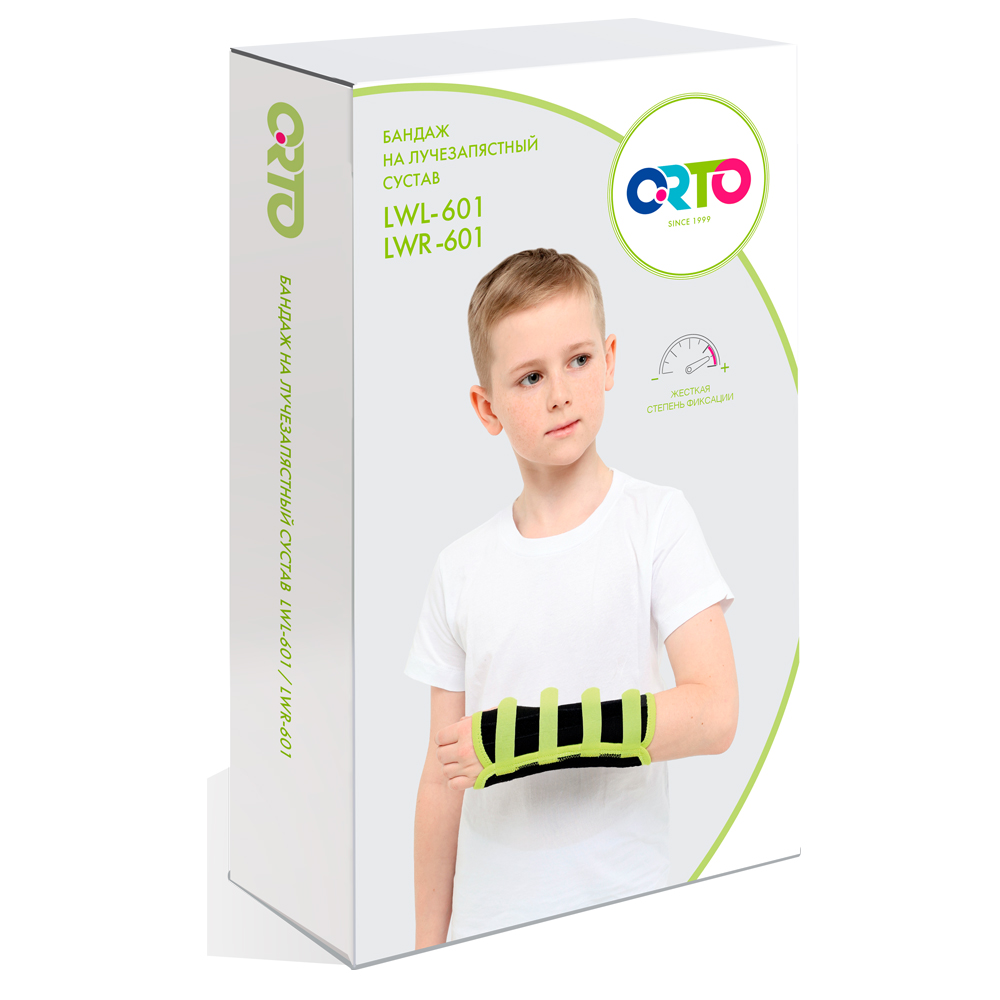 Бандаж лучезапястный LWR-601 дет Orto, сильная фиксация купить в OrtoMir24